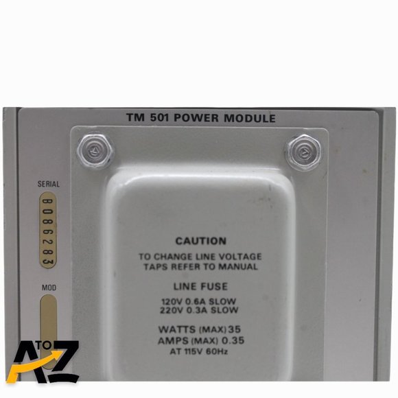 Tektronix TM 501 Power Module with AM503 Current Probe Amplifier Working - Picture 10 of 11